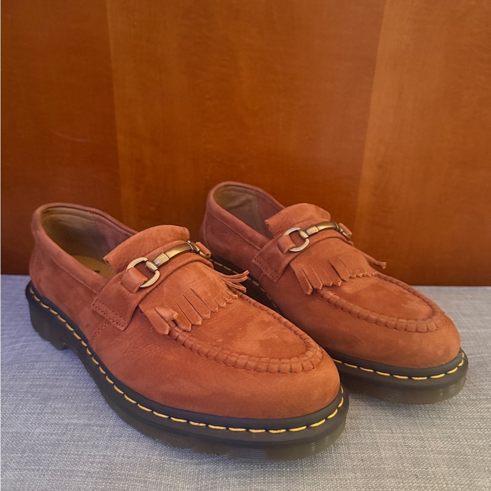 Dr. Martens Adrian Suede Loafers with Fringe